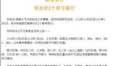 保定限号最新爆料,多区域实施限行，出行请注意调整